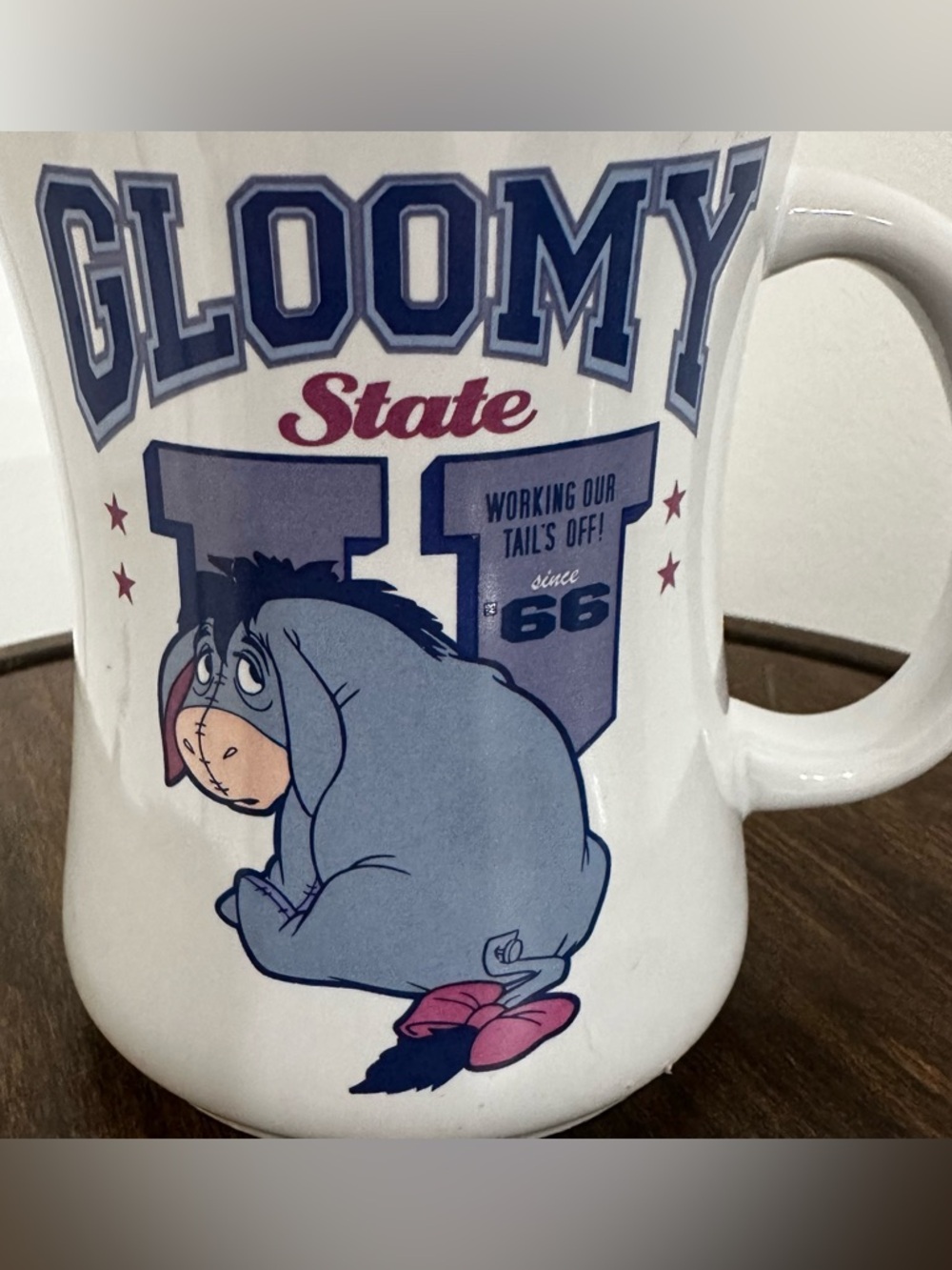 Disney Store Exclusive Eeyore "Gloomy State" Coffee Mug - Picture 3 of 7